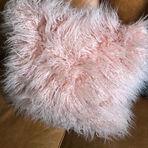 INDIGO // Mongolian Faux Fur Pillow Cover